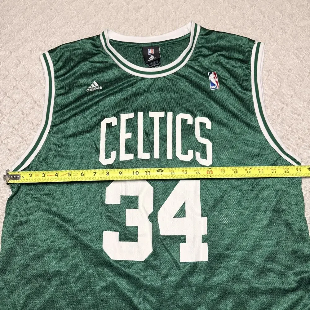 Vintage Y2K Adidas Paul Pierce Boston Celtics #34 Jersey Men XL NBA